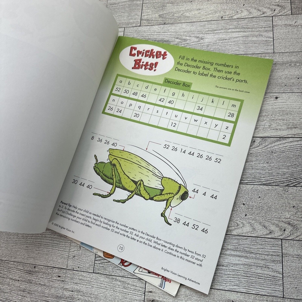 WORKBOOKS Lot of 2 Fun Skill Builders - Science Insects Bugs - Grades 2-3 - NEW - Picture 8 of 15